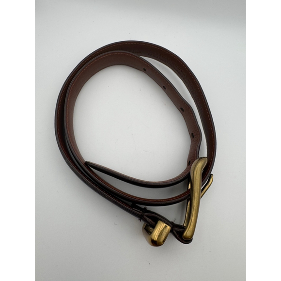 Coach Brown Leather Belt Size S - Picture 5 of 5
